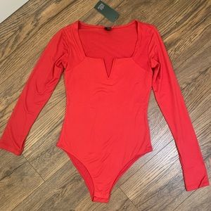 NWT Wild Fable Long-Sleeve Bodysuit